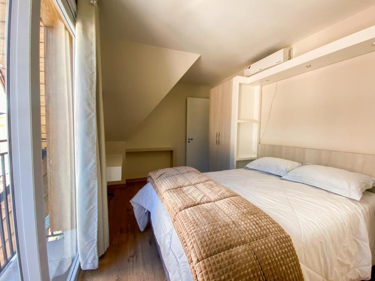 Apartamento A 500M Da Rua Coberta - 1 Suite - Para 4 Pessoas Gramado Eksteriør bilde