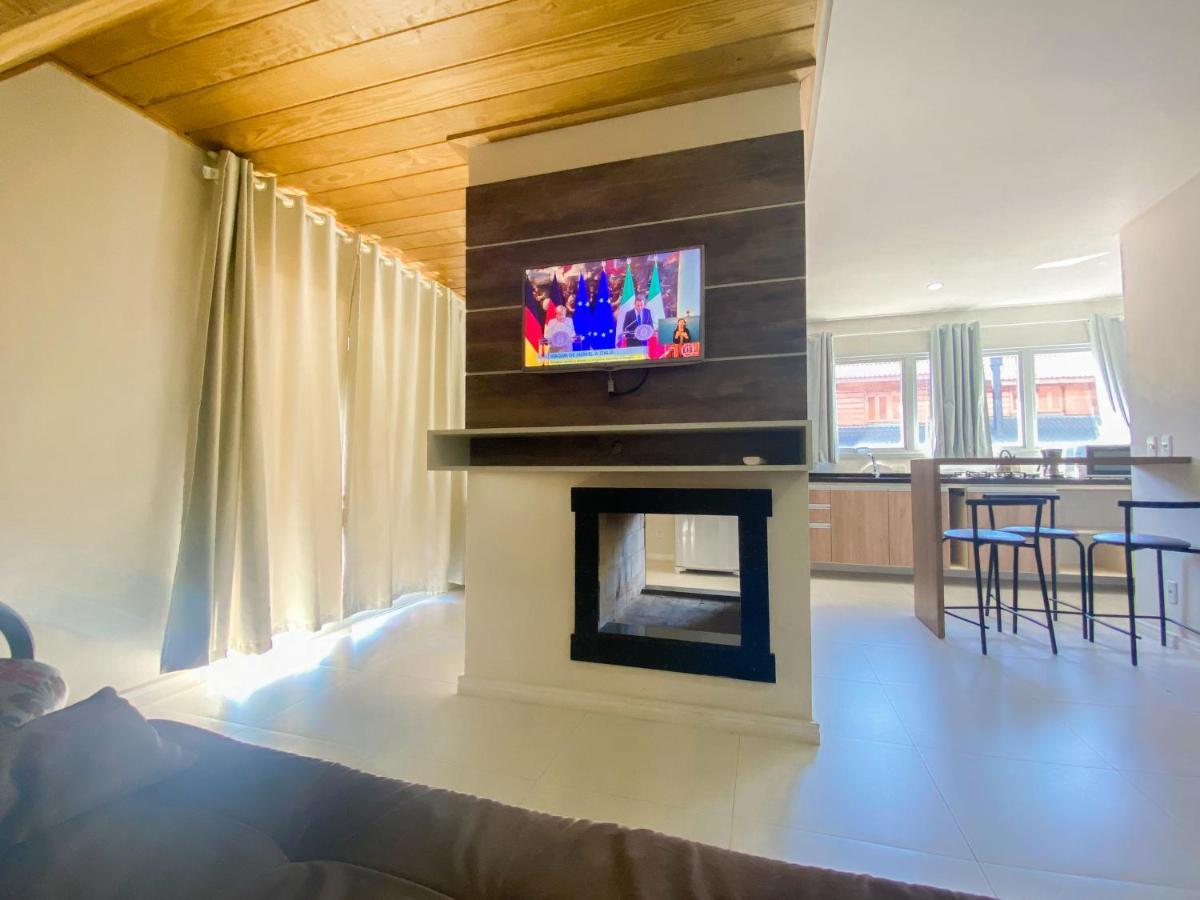 Apartamento A 500M Da Rua Coberta - 1 Suite - Para 4 Pessoas Gramado Eksteriør bilde