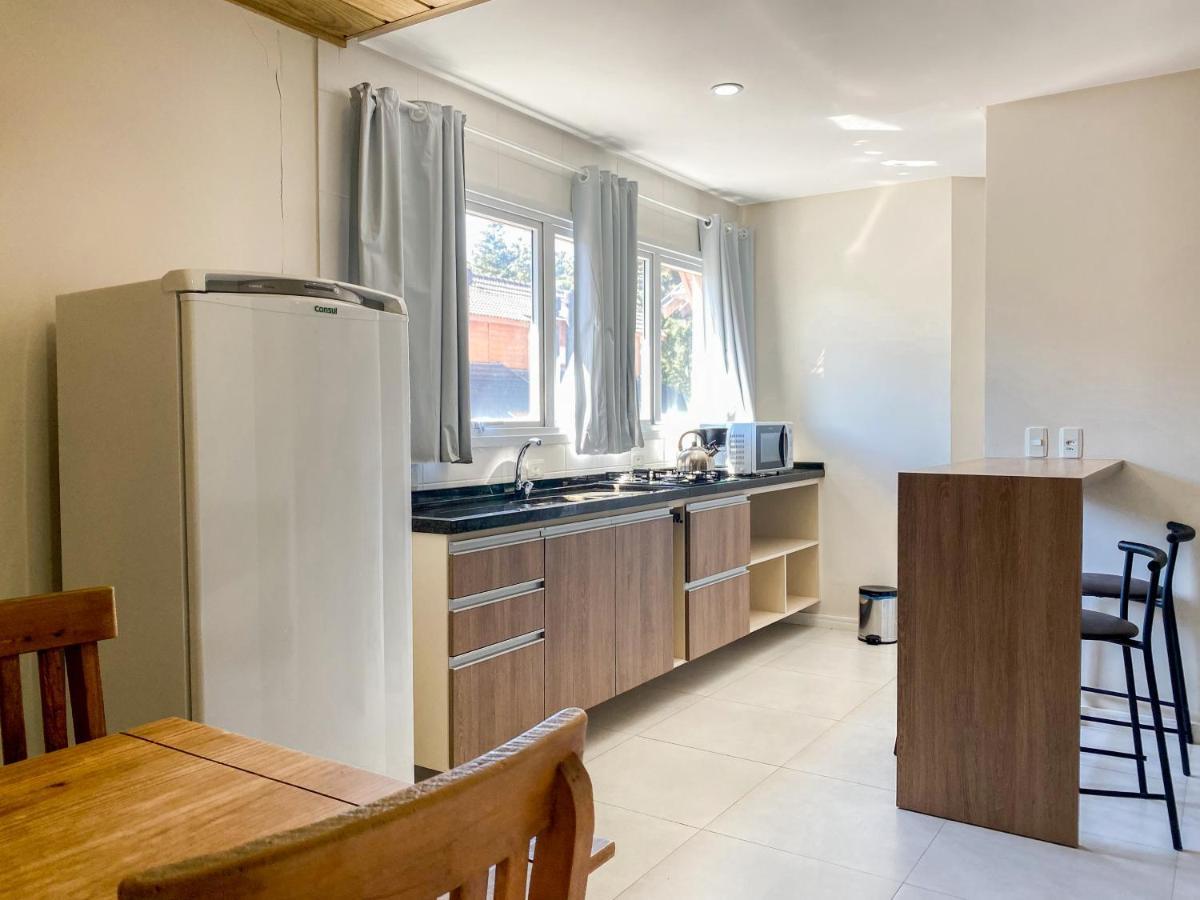 Apartamento A 500M Da Rua Coberta - 1 Suite - Para 4 Pessoas Gramado Eksteriør bilde